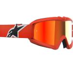 Alpinestars Youth Vision Corp Gyerek Cross szemüveg - Narancssárga (Piros tükrös plexivel)