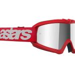 Alpinestars Youth Vision Blaze Gyerek Cross szemüveg - Piros (Ezüst tükrös plexivel)
