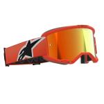 Alpinestars Vision 5 Corp Cross szemüveg - Narancssárga (Piros tükrös plexivel)