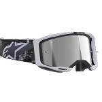 Alpinestars Vision 8 Lahnd Cross szemüveg - Fekete - Szürke (Ezüst tükrös plexivel)