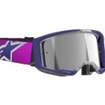 Alpinestars Vision 8 Corp Cross szemüveg - Lila - Rózsaszín (Ezüst tükrös plexivel)