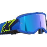 Alpinestars Vision 5 Corp Cross szemüveg - Kék - Sárga (Kék tükrös plexivel)