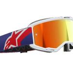 Alpinestars Vision 5 Corp Cross szemüveg - Piros - Lila (Piros tükrös plexivel)