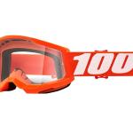 100% - Strata 2 Youth Gyerek Narancssárga Cross szemüveg - Átlátszó plexivel