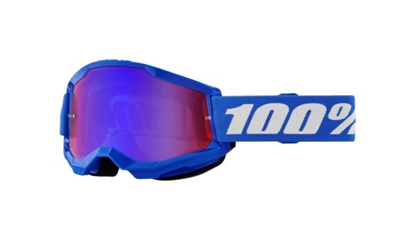 100% - Strata 2 Kék Cross szemüveg - Lila tükrös plexivel