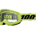 100% - Strata 2 Neon Youth Gyerek Sárga Cross szemüveg - Átlátszó plexivel