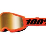 100% - Strata 2 Neon Youth Gyerek Narancssárga Cross szemüveg - Arany tükrös plexivel