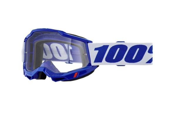 100% - Accuri 2 OTG Kék Cross szemüveg - Átlátszó plexivel