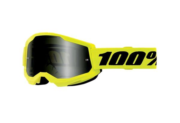 100% - Strata 2 Sand Sárga Cross szemüveg - Sötétített plexivel