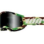 100% - Strata 2 Sand Camo Cross szemüveg - Sötétített plexivel