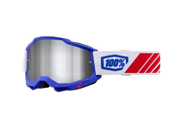 100% - Accuri 2 Kolby Kék Cross szemüveg - Ezüst tükrös plexivel