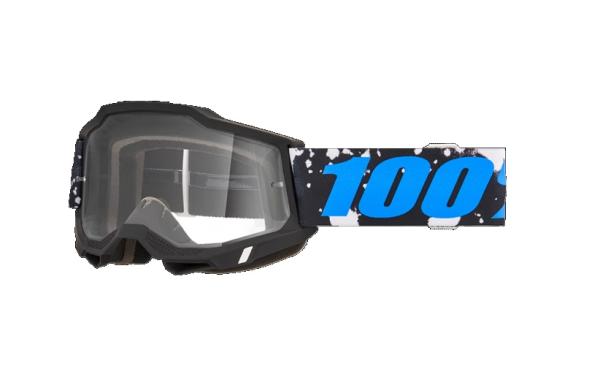 100% - Accuri 2 Callisto Fekete Cross szemüveg - Átlátszó plexivel