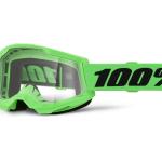 100% - Strata 2 Zöld Cross szemüveg - Átlátszó plexivel