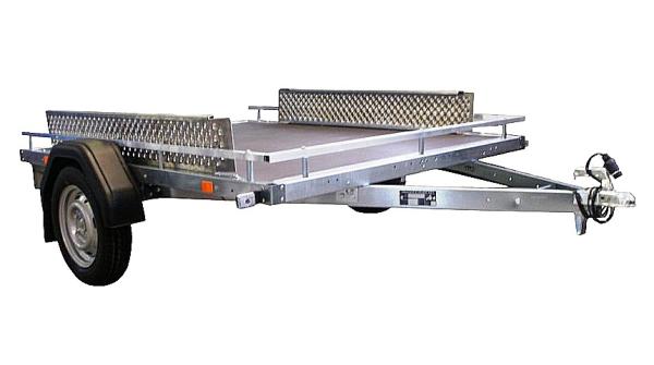 Alfa 12516MP.75Q quad szállító utánfutó, 253x148 cm, 750kg