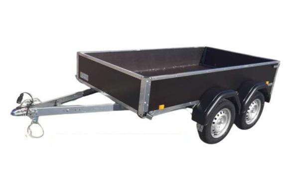 Alfa 12513MN.75TF tandemtengelyes utánfutó, 244x125 cm, 750kg