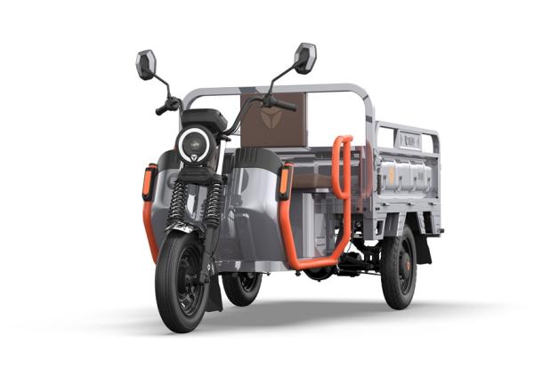 Yadea ET15H elektromos áruszállító háromkerekű robogó 3000W, 72V, 58AH, Grafén (ÚJ) - Szürke