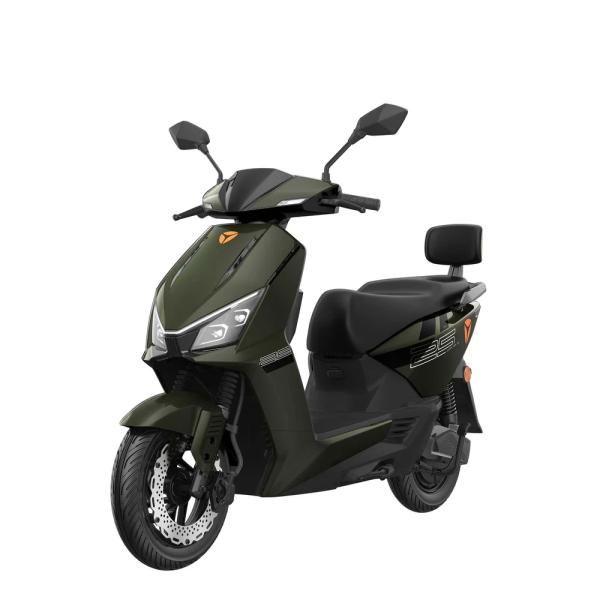 Yadea GT-25 elektromos robogó 2200W, 72V, 23AH, Grafén (ÚJ) - Sötétzöld