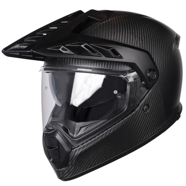 Arton Tourmax Carbon Cross Bukósisak Napszemüveggel, Pinlock előkészítéssel (Matt Fekete)